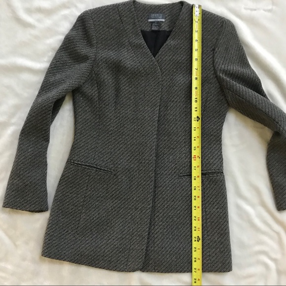Lafayette 148 New York collarless Blazer-petite 2 - Picture 6 of 10
